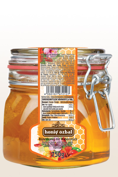 Blossom Honey with Comb 750g